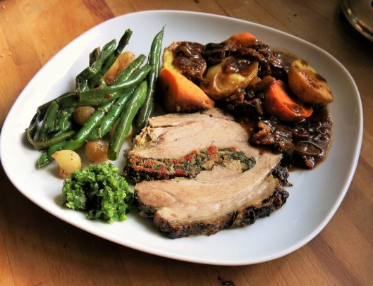 Florentine Pork Roast with Garlic and Rosemary