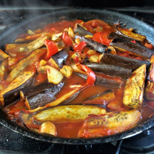 Roasted Sicilian Eggplant with Golden Raisins and Cumin