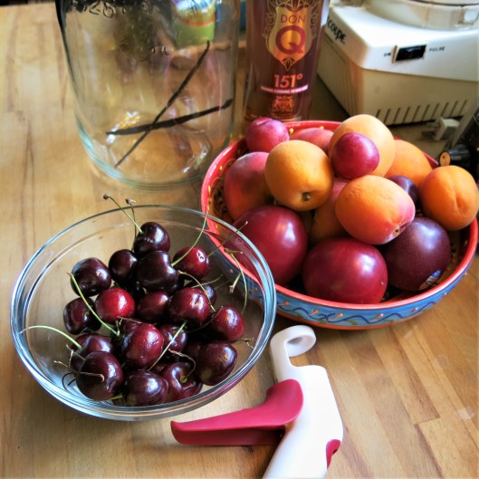 Stone Fruit for Rum Pot