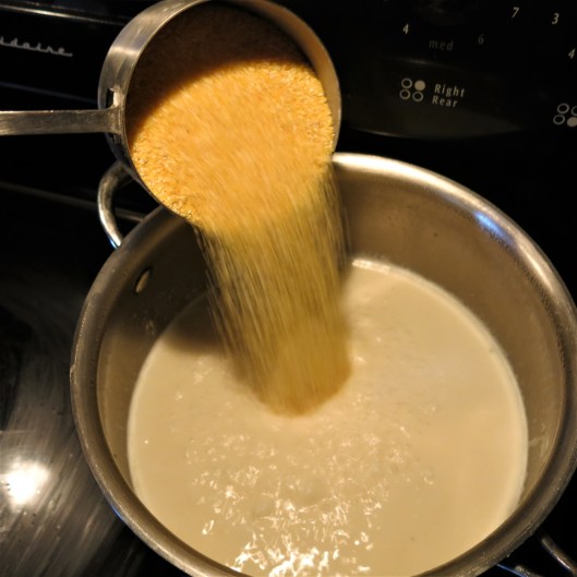 Creamy Corn and Cheese Polenta