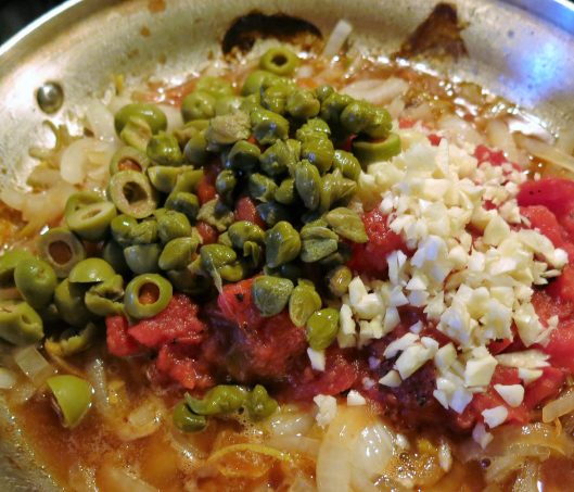 Tomatoes, Capers, Garlic and Olives