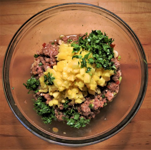 Caribbean Pork Burger