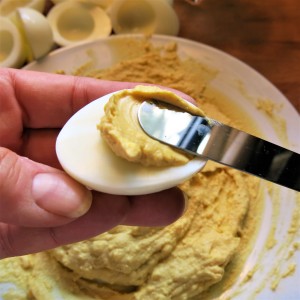 Preparing Deviled Eggs