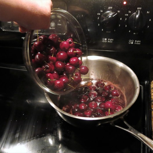 Pickled Bing Cherries