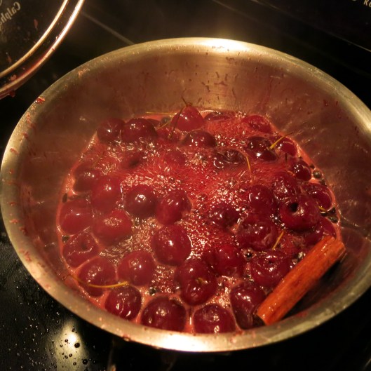 Pickled Bing Cherries