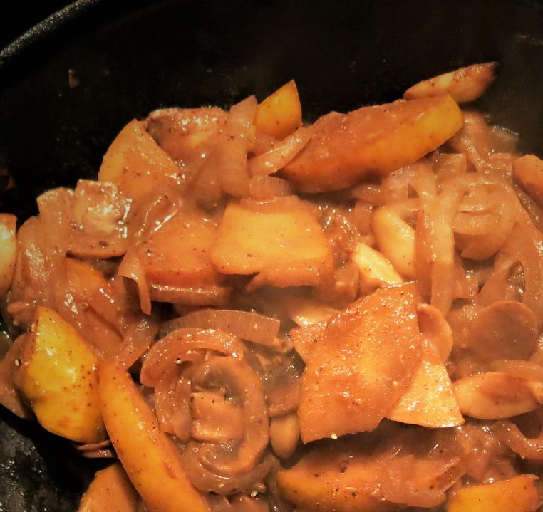 Onions, Apple and Mushroom Compote (for Pork)