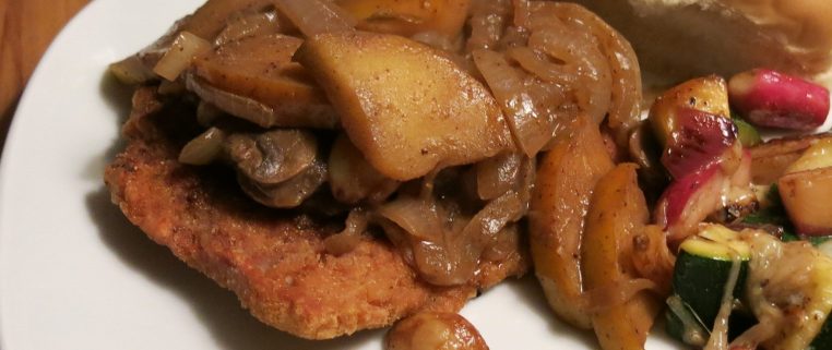 Onions, Apple and Mushroom Compote (for Pork)