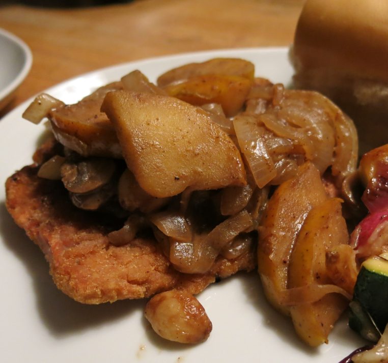 Onions, Apple and Mushroom Compote (for Pork)