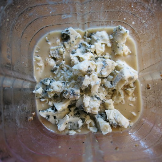 Apple Cider-Shallot and Mustard Vinaigrette with Bleu Cheese