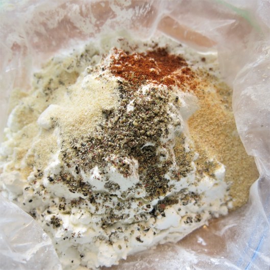 "The Dredge" for Calamari Frita (Fried Calamari)