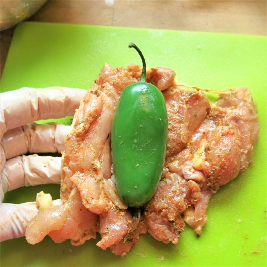 Jalapeño Popper-Stuffed Chicken Thighs