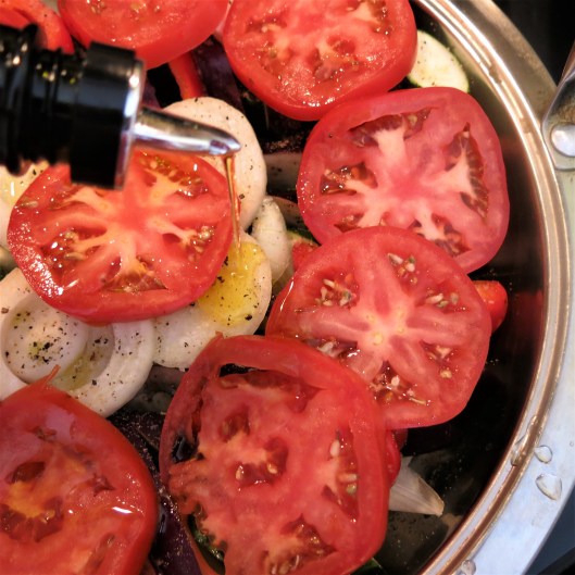Layered, Roasted Ratatouille