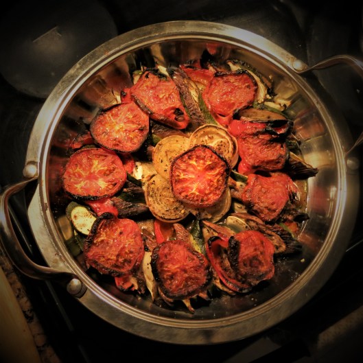 Layered, Roasted Ratatouille