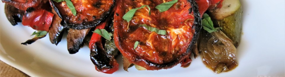 Layered, Roasted Ratatouille