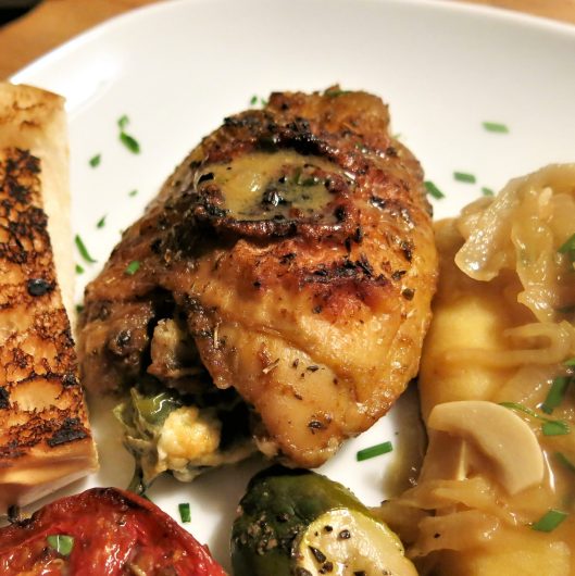 Jalapeño Popper-Stuffed Chicken Thighs