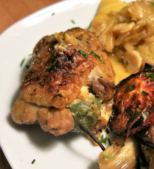 Jalapeño Popper-Stuffed Chicken Thighs