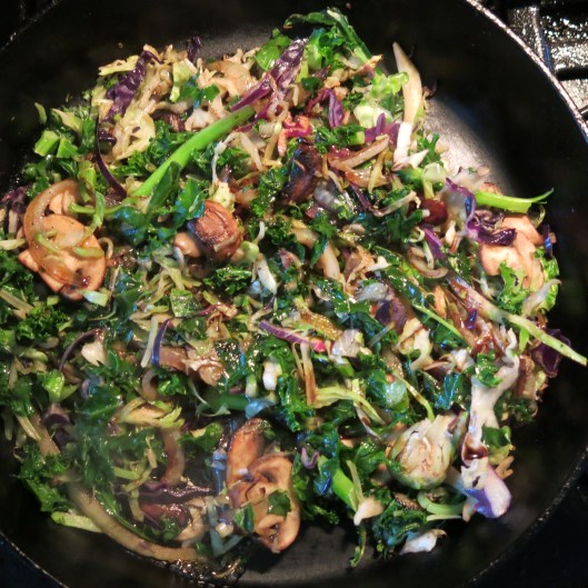 Sautéed Brussels Sprouts with Apple Cider-Shallot and Mustard Vinaigrette