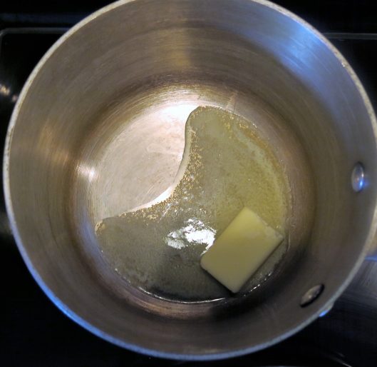 Melting Butter for Browned Butter