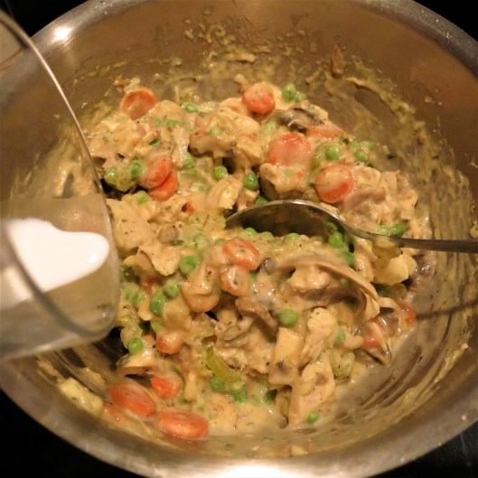 Chicken Pot Pie Enchiladas