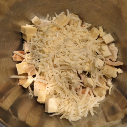 Dried Bread with Cheese for Heavenly Stuffed Pumpkin