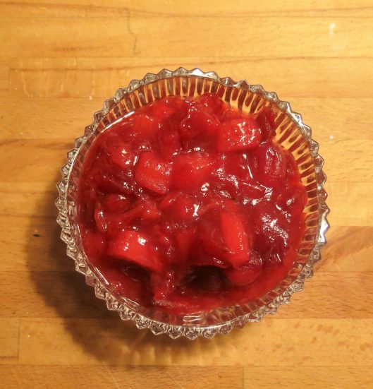 Cranberry Sauce with Warm, Tropical Flavors