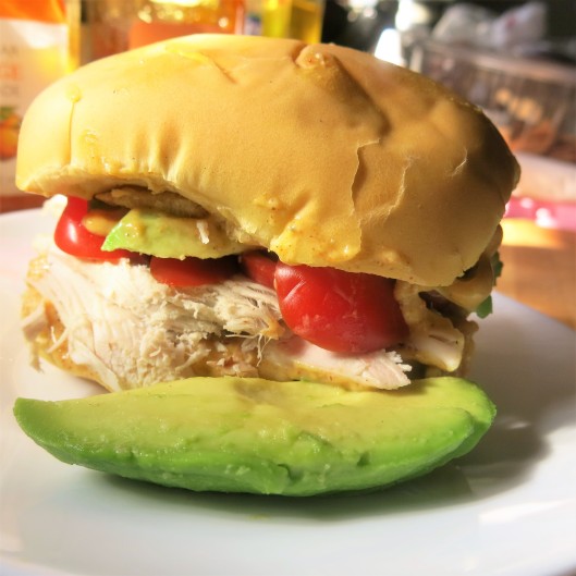 Day-After-Thanksgiving Turkey Sandwich with Sweet Curry Mayo