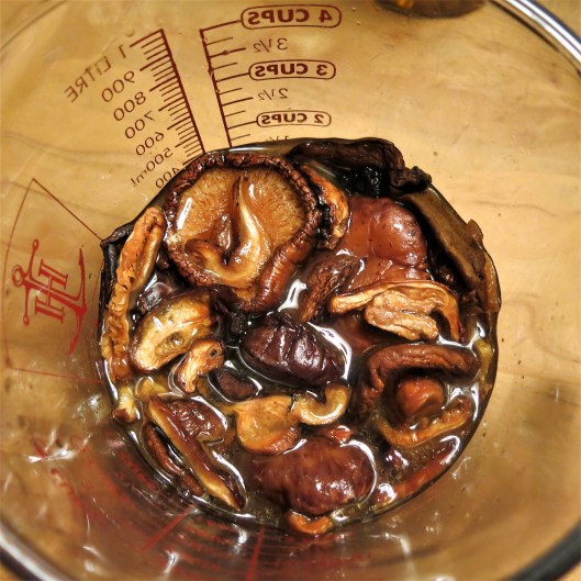 Dried Mushrooms Reconstituting