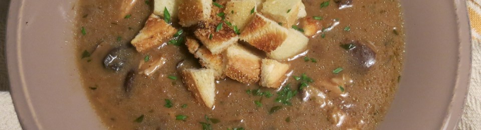Sherry-Laced Wild Mushroom Bisque