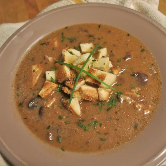 Sherry-Laced Wild Mushroom Bisque