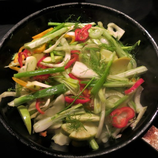 Fennel-Apple-Peppers and Onion Sauté