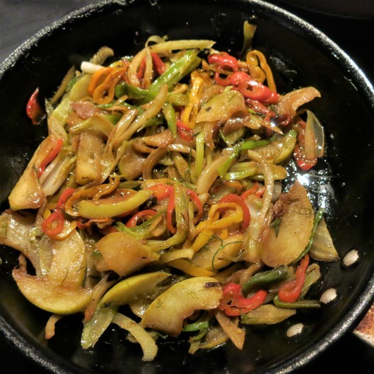 Fennel-Apple-Peppers and Onion Sauté