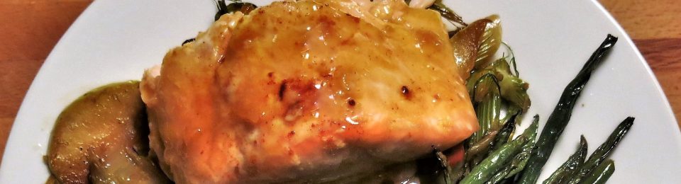 Orange-Maple Glazed Salmon
