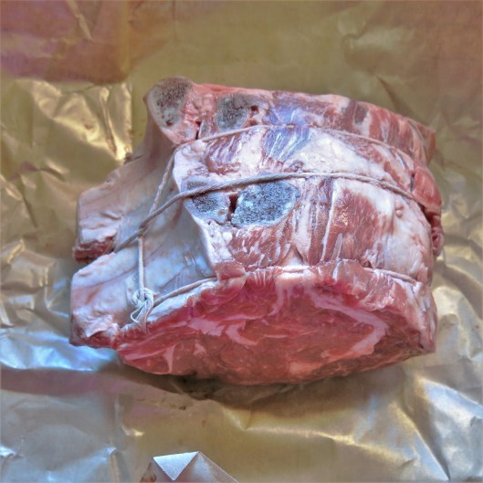 Room Temperature Hunk fo Prime Rib Perfection