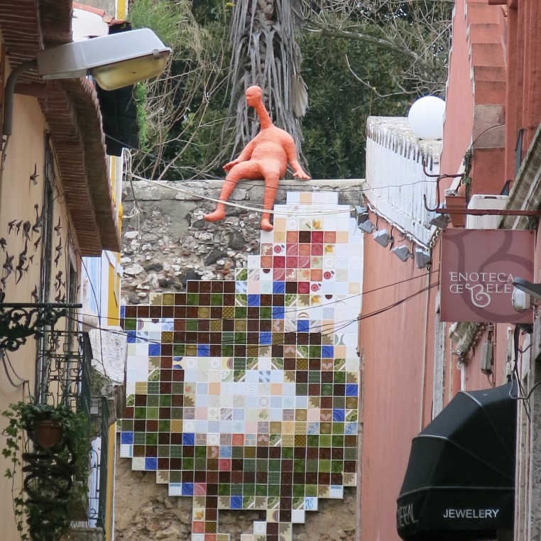 The End of an Alleyway in Lisbon