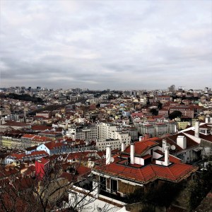 Lisbon Rooftops from Castelo São Jorge (St. George Castle)