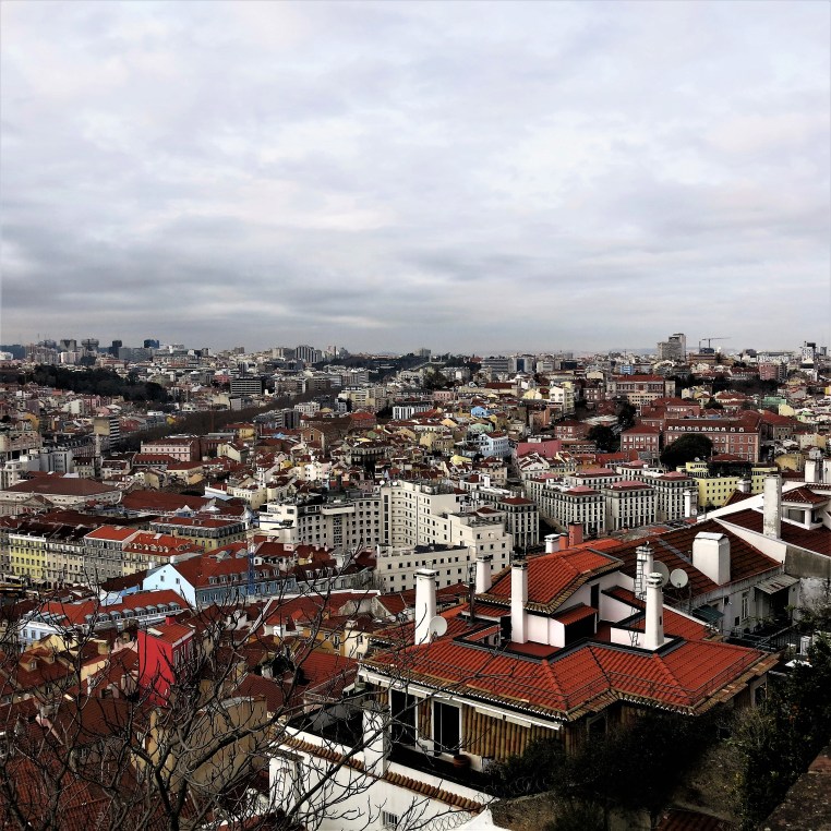 Lisbon Rooftops from Castelo São Jorge (St. George Castle)