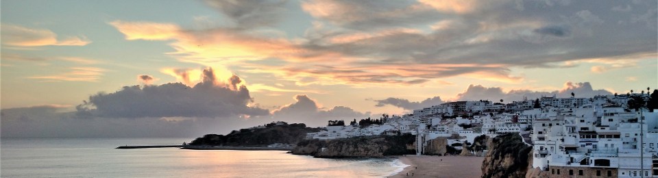 The Beach at Sunset - Old Albufeira