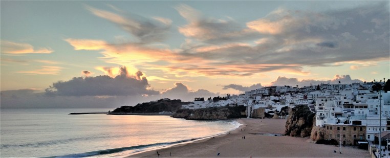 The Beach at Sunset - Old Albufeira