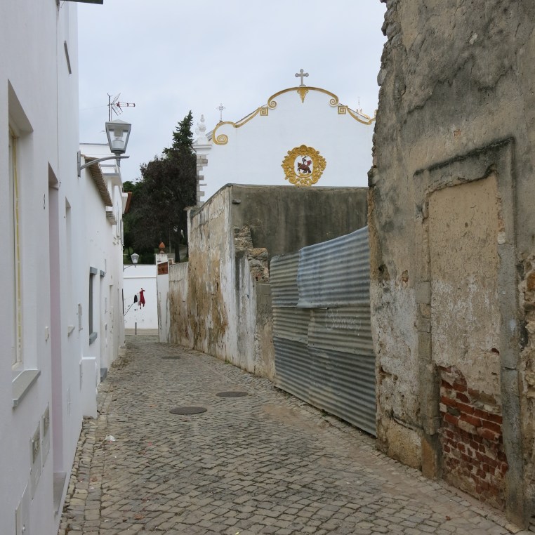 Walking Toward the Castle and the Igreja de Santiago - Tavira