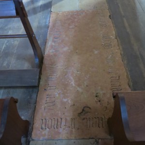 Tomb Slab in Sé de Silves (Cathedral of Silves) - Algarve
