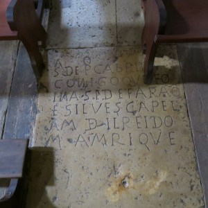 Tomb Slab in Sé de Silves (Cathedral of Silves) - Algarve