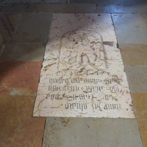 Tomb Slab in Sé de Silves (Cathedral of Silves) - Algarve