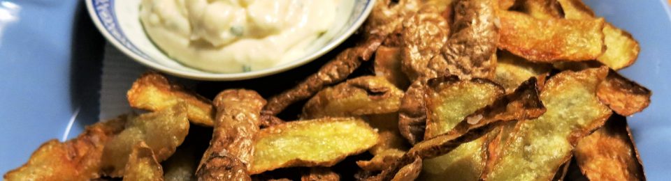 Deep-Fried Potato "Peelings"