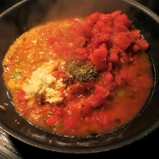 Quick Shrimp-Tomato and Herb Sauce