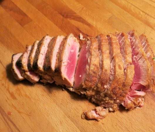 Portuguese-Style Tuna Steaks with Onions