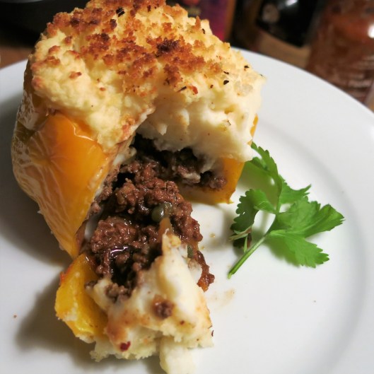 Papa Rellena Stuffed Peppers