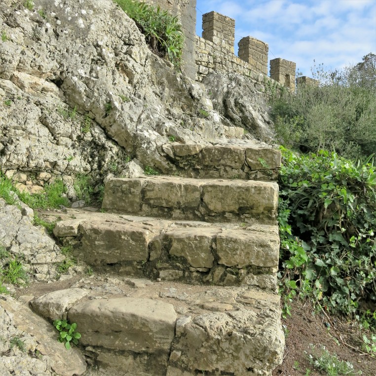 Stairs to the Castle Walls - Óbidos - Portugal