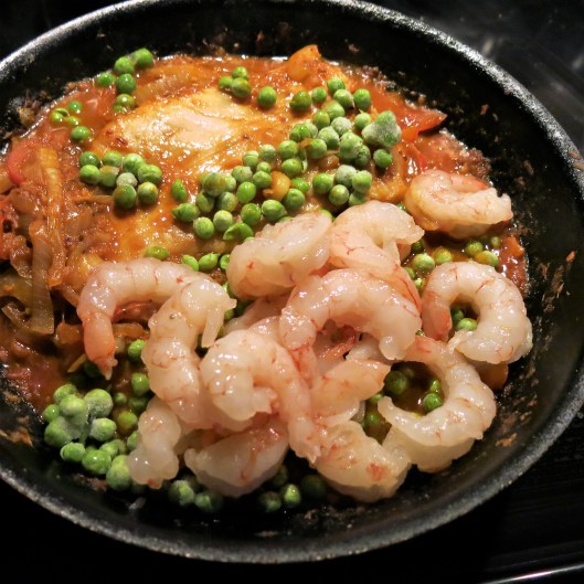 Fish & Shrimp in Tomato Curry Sauce