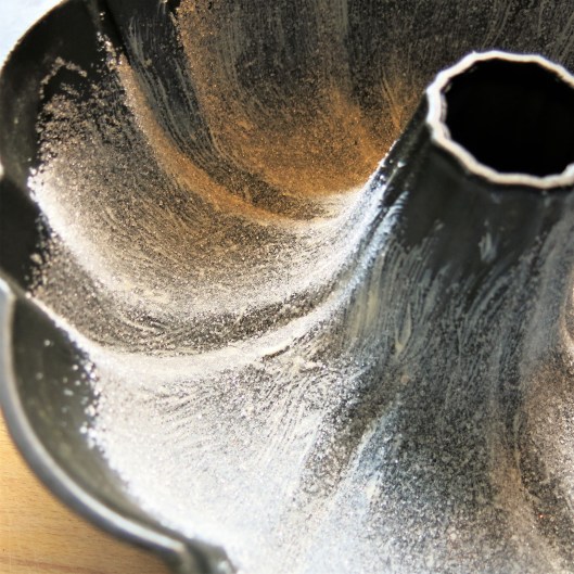 Buttered and Sugared Bundt Pan