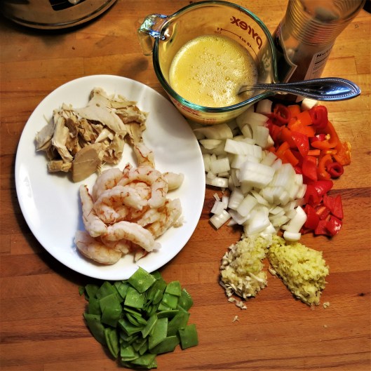 Chaufa Rice Mis en Place